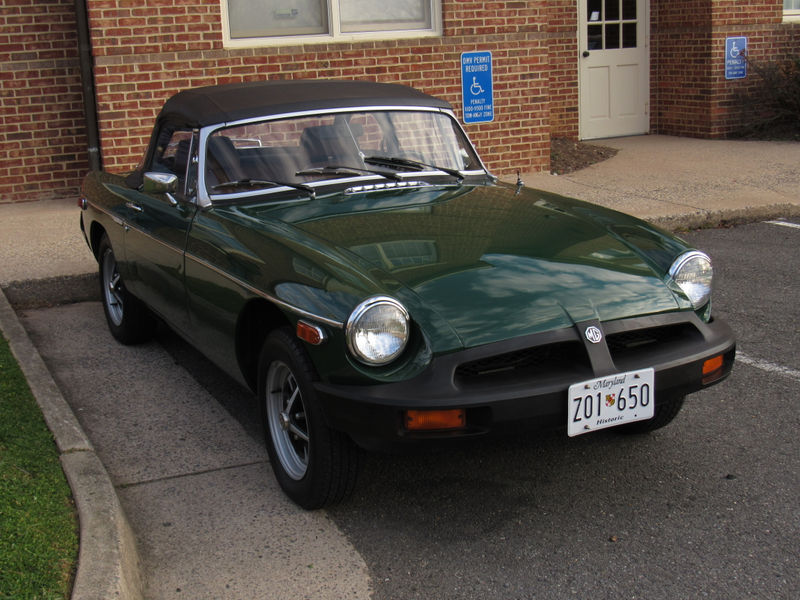 Nice rubber bumper’d MGB